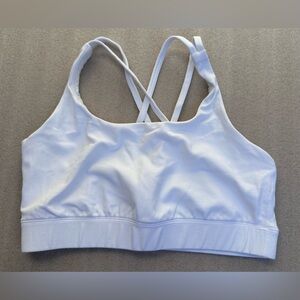 NWOT Love Tree White Strappy Back Sports Bra – Size Medium